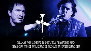 Depeche Mode - Enjoy The Silence Solo Comparation (Alan Wilder / Peter Gordeno)