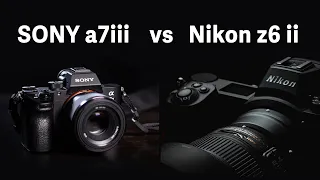 sony a7 iii vs nikon z6 ii - specs comparison side by side