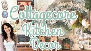 COTTAGECORE KITCHEN HOME DECOR 💐 Cozy Cottage Ideas + DIY Sink Skirt! Spring Decorate with Me 2024