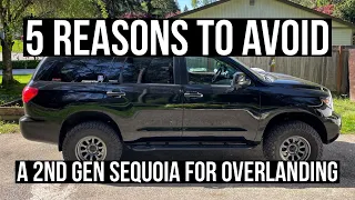 5 reasons to avoid a 2nd gen Toyota Sequoia for overlanding