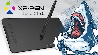 XP-PEN DECO 01 V2 Unboxing and Quick Review