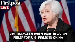 LIVE: US Treasury Secretary Janet Yellen Speaks to American Business Community in Guangzhou, China