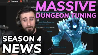 Dungeon Tuning in Season 4! Big Nerfs!