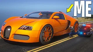 Trolling Cops with Giant Bugatti.. GTA 5 RP