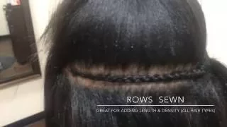 See my 4Rows Sewn | Hair fillers | Adding length| Los Angeles