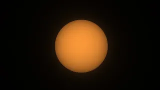 Live observation of Sun with a Vespera smart telescope (1/5/2024) -- cloudy day!