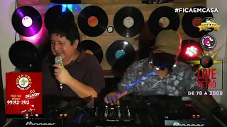 LIVE RETRÔ - DE 70 A 2000 - 1306 PARTE 1 - DJ MARLON JR. E DJ DARK, DJS CONSAGRADOS NA CENA...