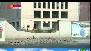 Место взрыва в китайском Тяньцзине заражено цианидами