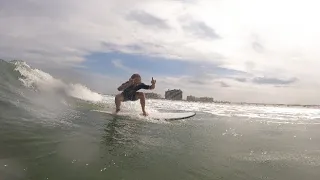 Sick evening at low tide (POV)