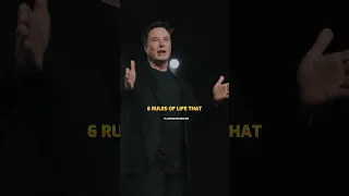 Remember these 6 Rules Of Life😳🔥 Elon Musk Status 🔥 #motivation #billionaire #sigmarule #shorts