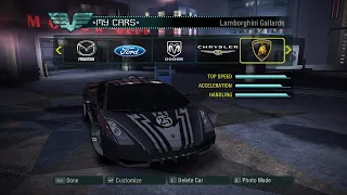 Need for Speed: Carbon — Lamborghini Gallardo (Sal)