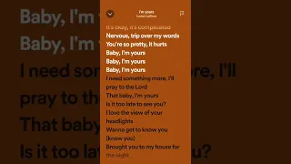 Isabel LaRosa: i’m yours (Speed Up) | #Lyrics