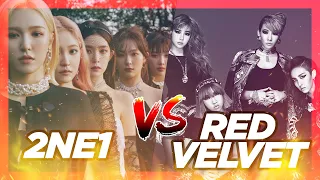 RED VELVET vs 2NE1 - Down To The WIre Reaction to 'Bad Boy' MV vs 'COME BACK HOME' M/V.