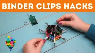 10 Binder Clips Hacks Everybody Need To Know  | A+ hacks