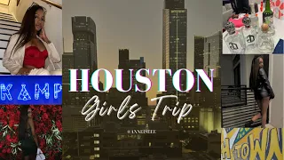 TRAVEL VLOG: Houston Girls Trip | GRWM | Club Hopping | Drinking w/ Friends | Eating Out