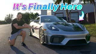 IT’S FINALLY HERE… ￼Collecting My Weissach GT4RS!