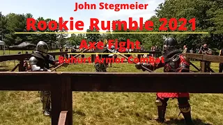 Buhurt Armored Combat Axe Fight Rookie Rumble 2021