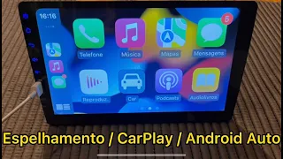 Como ativar CarPlay, Android Auto e fazer espelhamento no Multimídia