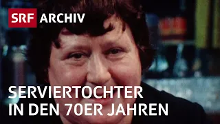 Service-Angestellte im Gastgewerbe in den 70er Jahren | Restaurant zum Kropf | SRF Archiv