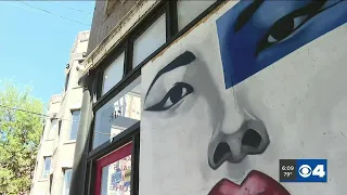 Artist turns damaged storefronts into stunning murals in Central West End