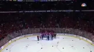 Keith! Kane! Blackhawks win the Cup! 2015 John Wiedeman's call over WGN Radio