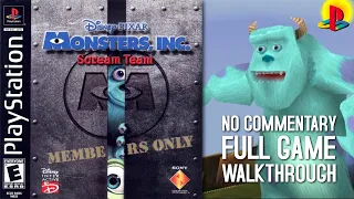 Disney/Pixar's Monsters, Inc. Scream Team FULL GAME 100% Playthrough | No Commentary - PS1 Longplay