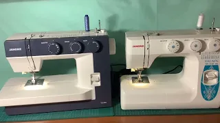 Janome sewing machine.  How to choose?! What to watch?  Comparative review of two models.