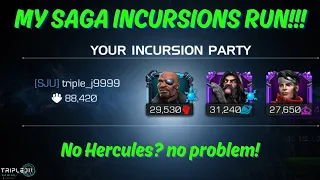 My Saga Incursions Run! The Highlights! No Hercules? No Problem!!!