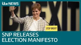 Nicola Sturgeon launches SNP election manifesto | ITV News