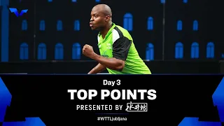 Top Points of Day 3 presented by Shuijingfang | WTT Star Contender Ljubljana 2023