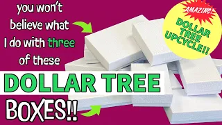 insanely AWESOME and EASY DOLLAR TREE BOX HACK!!  Incredible makeover!!
