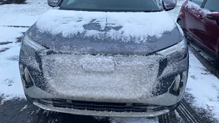 Audi Q4 E-Tron RWD in snow (on “normal” tyres)