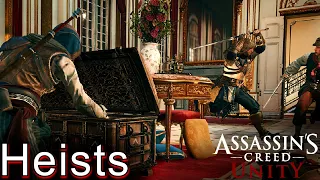 ASSASSIN'S CREED UNITY Gameplay Walkthrough HEISTS Full Game [FULL HD 1080p/60FPS] - No Commentary