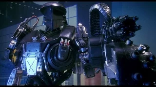 Blu-Ray opening of "RoboCop 2" (1990) by Irvin Kershner with music by Leonard Rosenman 1080p