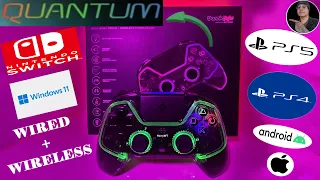 Cosmic Byte Quantum Dual Mode Bluetooth + Wired Controller | Review Video