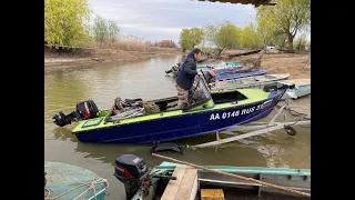 Прогресс 2 с мотором Тохатсу 30 испытание на воде