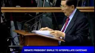 Enrile apologizes for Senate 'fracas'