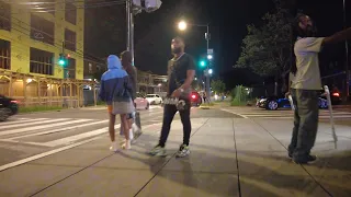 WALKING / DRIVING WASHINGTON DC HOODS AT NIGHT
