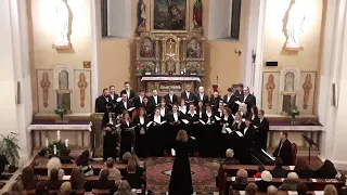 John Rutter - Christmas Lullaby (University choir Benedictus, Slovakia)