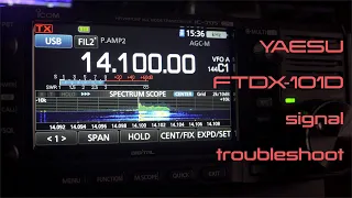 Yaesu FTDX-101: устраняем внеполосные излучения передатчика - настройка AMC/ TX signal spurs resolve