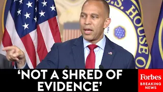 BREAKING NEWS: Hakeem Jeffries And House Democratic Leaders React To Impeachment Inquiry Into Biden