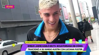 Amor y Fuego - NOV 09 - EMILIO JAIME HABLÓ DE CÓMO TRAICIONÓ A SU AMIGO AUSTIN CON LUCIANA | Willax