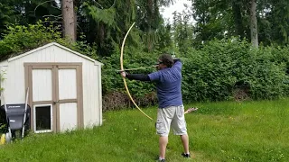 72" Yew English longbow 54/56lb@28-30