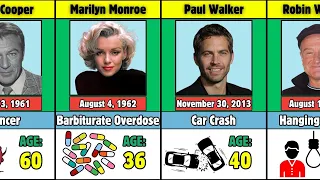 Famous Actors Notable Deaths Every Year (1950-2024)