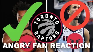 Toronto Raptors FANS Go INSANE After Drafting Scottie Barnes - LIVE/RAW REACTION