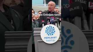 Muharrem İnce'nin Recep Tayyip Erdoğan tarifi #shorts