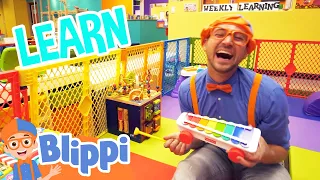 Blippi Visits An Indoor Play Place! | Learn and Play With Blippi | Educational Videos for Toddlers