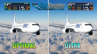 Microsoft Flight Simulator  All graphics settings Compared | Best settings