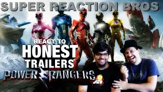 SUPER REACTION BROS REACT & REVIEW Honest Trailers - Power Rangers!!!!