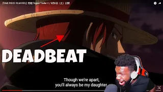 SHANKS IS TRASH LOL | One Piece Film Red REACTION
